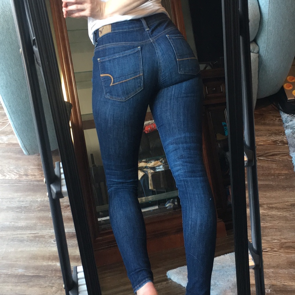 American Eagle Dark Wash Jeggings